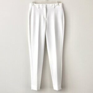 White House Black Market White Slim Ankle Professional Preppy Pocket Pants 0
